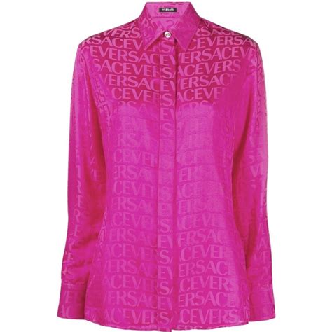 camicia versace rosa|Camicie e bluse Versace da donna .